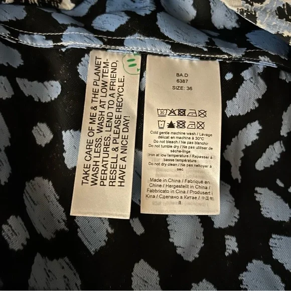 NWT Ganni Jacquard Column dress with pockets - Picture 13 of 14